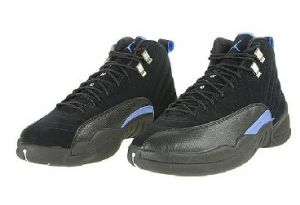 產品名稱：Air Jordan 12 Retro - Black/White-University Blue