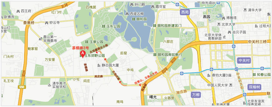 中國林業生態發展促進會行車路線圖