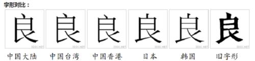 良[漢語漢字]