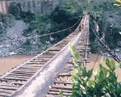 高家渡鐵索橋（又名普濟橋）