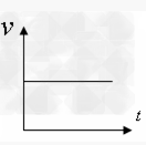 勻速運動時的v-t圖像