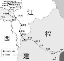 昌福鐵路示意圖