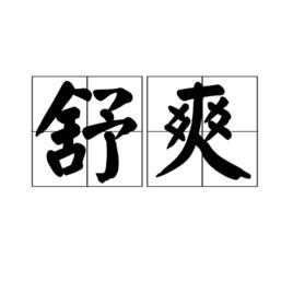 舒爽[漢語詞語]