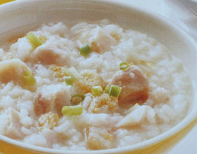蝦米芋頭粥
