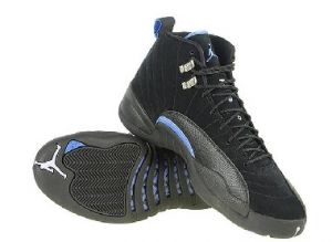 Air Jordan 12 Retro - Black/White-University Blue