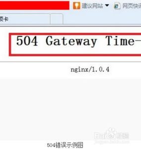 504錯誤