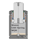 MQB氮氣彈簧結構圖