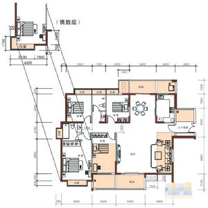 家和盛世花園戶型圖舉例