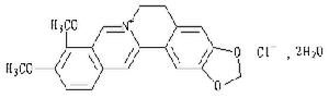鹽酸小檗鹼結構式
