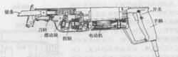 電動往復鋸結構