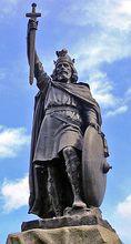 牛津的阿爾弗雷德大帝雕像