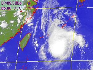 強熱帶風暴寶霞雲圖