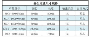 安全地毯開關常規尺寸