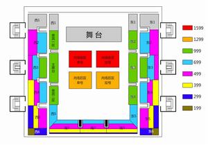 梁靜茹蘇州演唱會演出座點陣圖