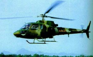 裝備阿赫耶2B1A發動機的中國Z-11直升機