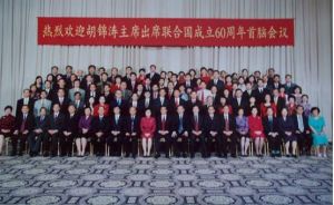 2005年9月，沈立新博士受邀參加“歡迎胡錦濤主席出席聯合國成立60周年首腦會議”的歡迎儀式，首腦會議期間，胡錦濤主席接見了美國華僑代表沈立新博士等人。