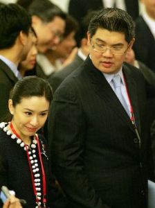 連勝文與妻子蔡依珊