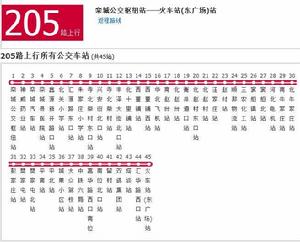 石家莊公交205路