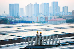 天津西站屋頂光伏發電系統