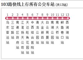 滁州公交103路快線