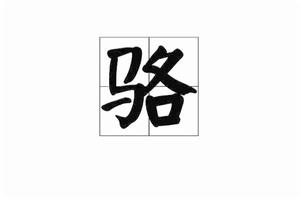 駱[漢語漢字]