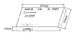 圖4  ZHM07H主監控主機板盒外形尺寸