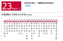 揚州公交23路晚班