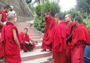 印度軍隊監視下的錫金藏傳佛教徒