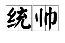 統帥[漢語詞語]