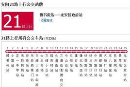 安陽公交21路