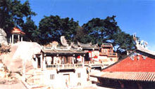 草庵寺遠景圖