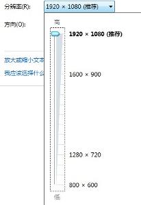 解析度調整