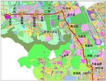 16號線二期（原海澱山後線）線路示意圖 