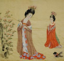 《簪花仕女圖》