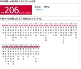 蘇州公交常熟206路項橋方向