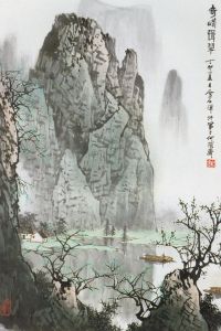 奇峰聳翠圖