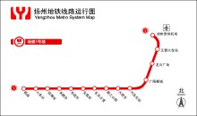 軌道交通1號線規劃主要站點