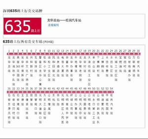 深圳公交635路