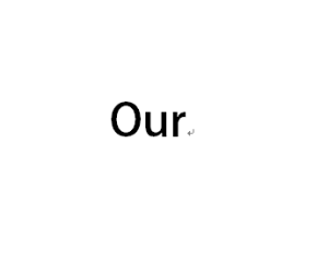 Our