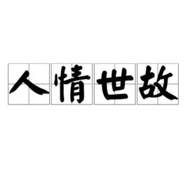 人情世故[詞語解析]