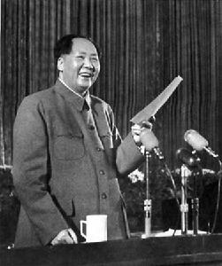 1955年3月，毛澤東在中國共產黨全國代表會議上致開幕詞