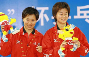 2005年全運會女雙冠軍