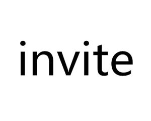 invite[英語單詞（邀請）]