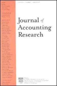 JOURNAL OF ACCOUNTING RESEARCH