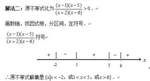 同解不等式