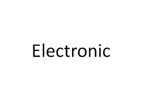 electronic