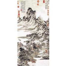 元王蒙秋山草堂圖