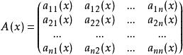 周期係數線性微分方程組