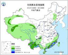 8月27日08時-28日08時全國降雨量預報圖