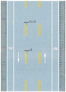 潮汐車道線